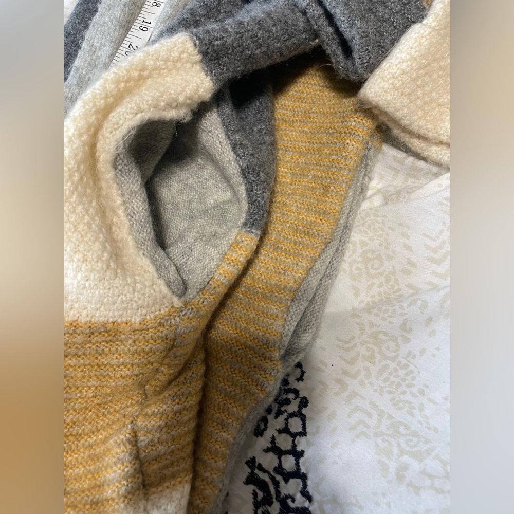 Topshop - Women’s Oversized Size 6 - Color Block Cardigan - Picture 6 of 8